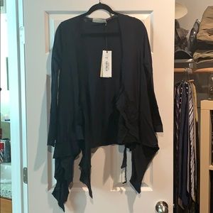 4 Love NWT Liberty Black JWLA Cardigan SZ XS $155